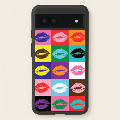 Lips Collage - Pride  - Pride Phone Case for Google Pixel 7a