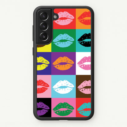 Lips Collage - Pride  - Pride Phone Case for Galaxy S21FE