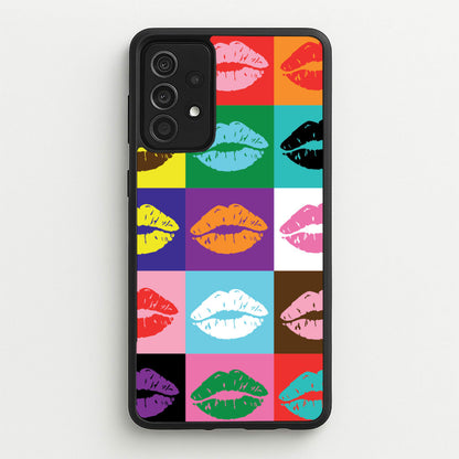 Lips Collage - Pride  - Pride Phone Case for Galaxy A52 / A52s