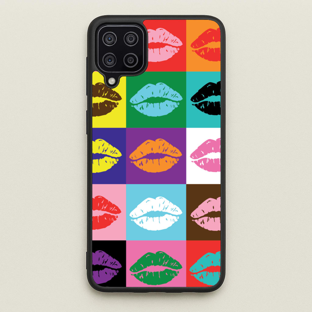 Lips Collage - Pride  - Pride Phone Case for Galaxy A12