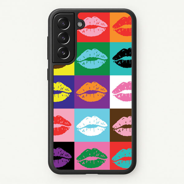 Lips Collage - Pride  - Pride Phone Case for Galaxy S22