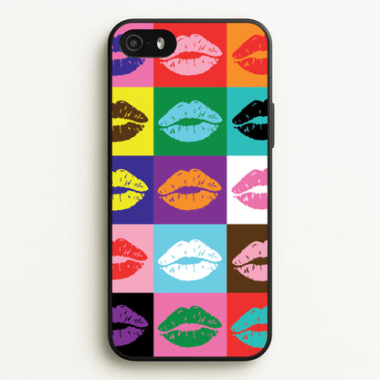 Lips Collage - Pride  - Pride Phone Case for iPhone 5 / 5s / SE 2016