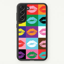 Lips Collage - Pride  - Pride Phone Case for Galaxy S21 Plus