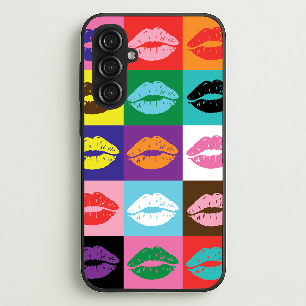 Lips Collage - Pride  - Pride Phone Case for Galaxy S23FE