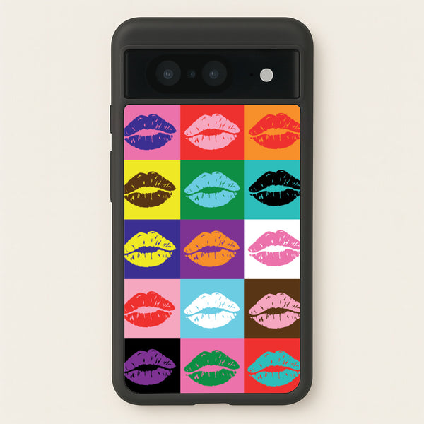 Lips Collage - Pride  - Pride Phone Case for Google Pixel 8