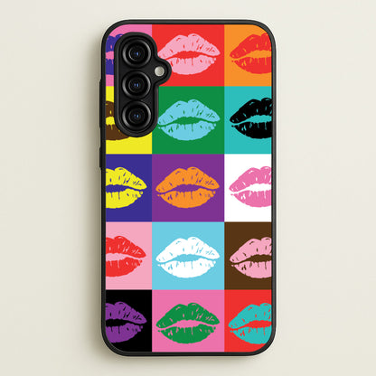Lips Collage - Pride  - Pride Phone Case for Galaxy A54