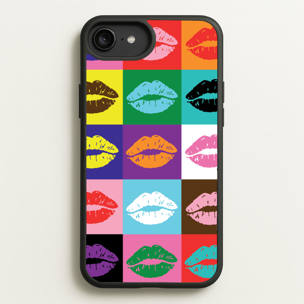 Lips Collage - Pride  - Pride Phone Case for iPhone 6 Plus / 7 Plus / 8 Plus