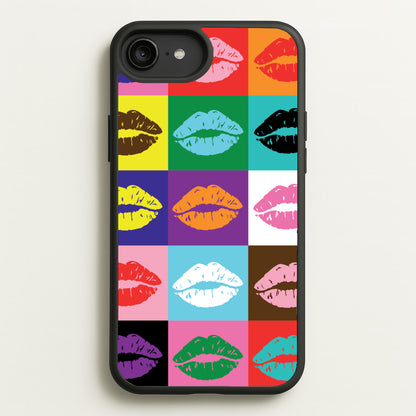Lips Collage - Pride  - Pride Phone Case for iPhone 6 Plus / 7 Plus / 8 Plus
