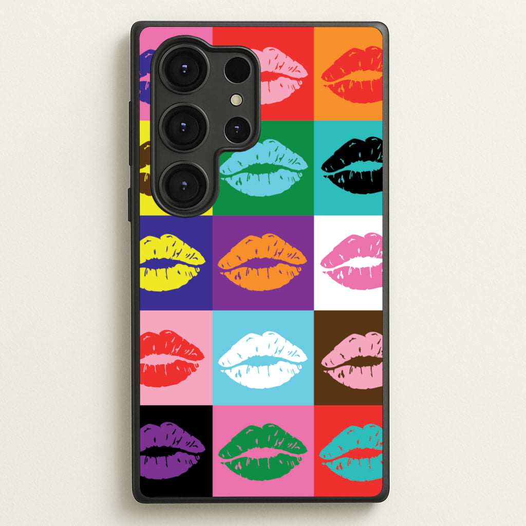 Lips Collage - Pride  - Pride Phone Case for Galaxy S25 Ultra
