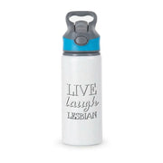 Live Laugh Lesbian - Pride Active Water Bottle 2