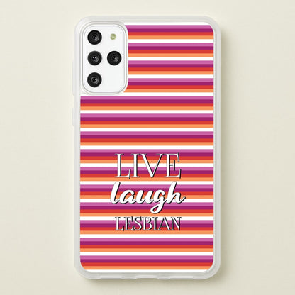 Live Laugh Lesbian - Pride  - Pride Phone Case for Galaxy S20 Plus
