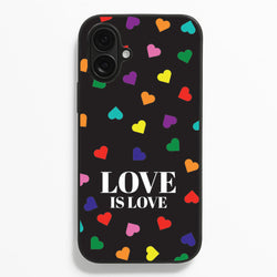 Love Is Love - Pride  - Pride Phone Case for iPhone 16 Plus
