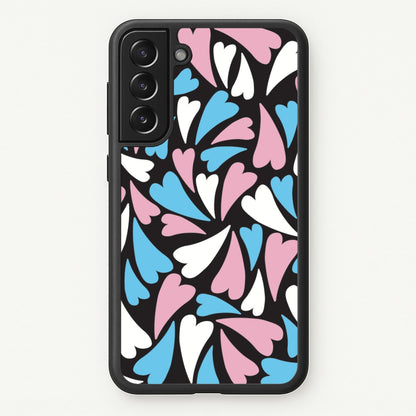 Transgender Hearts - Pride  - Pride Phone Case for Galaxy S22 Plus