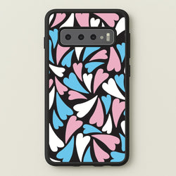 Transgender Hearts - Pride  - Pride Phone Case for Galaxy S10 Plus