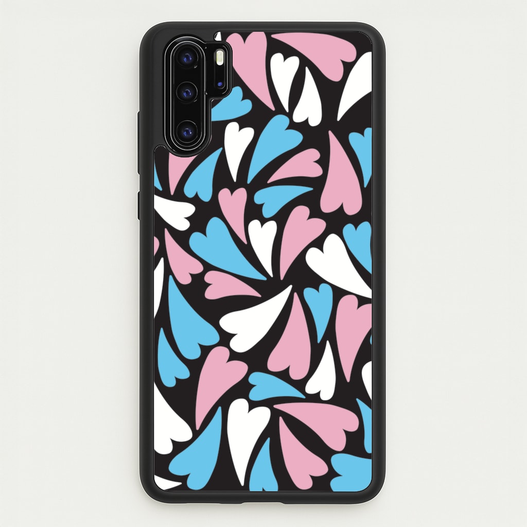 Transgender Hearts - Pride  - Pride Phone Case for Huawei P30 Pro