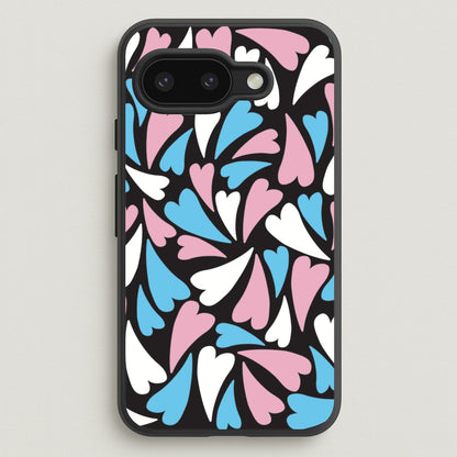 Transgender Hearts - Pride  - Pride Phone Case for Google Pixel 9a