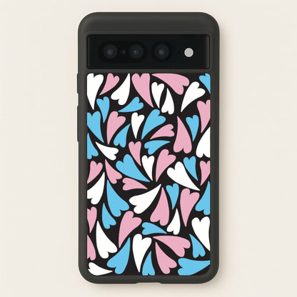 Transgender Hearts - Pride  - Pride Phone Case for Google Pixel 7 Pro