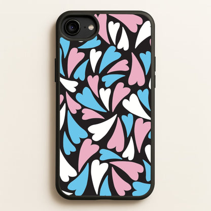 Transgender Hearts - Pride  - Pride Phone Case for iPhone 6 / 7 / 8 / SE