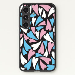 Transgender Hearts - Pride  - Pride Phone Case for Galaxy S24 Plus