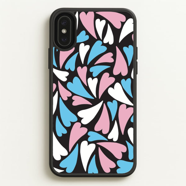 Transgender Hearts - Pride  - Pride Phone Case for iPhone XS Max