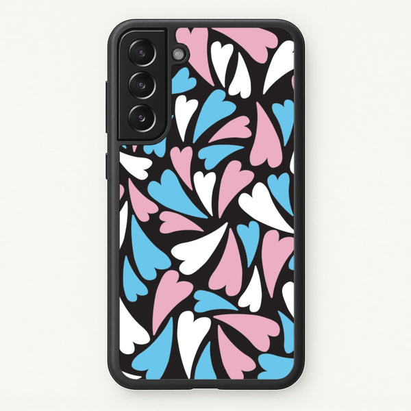 Transgender Hearts - Pride  - Pride Phone Case for Galaxy S22