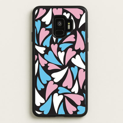Transgender Hearts - Pride  - Pride Phone Case for Galaxy S9
