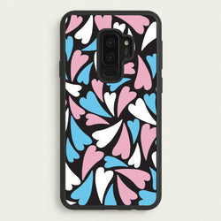 Transgender Hearts - Pride  - Pride Phone Case for Galaxy S9 Plus