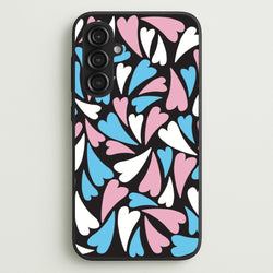 Transgender Hearts - Pride  - Pride Phone Case for Galaxy S23FE