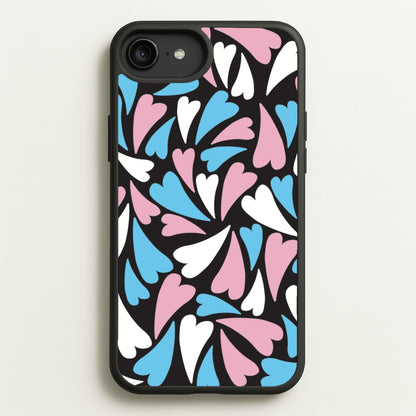 Transgender Hearts - Pride  - Pride Phone Case for iPhone 6 Plus / 7 Plus / 8 Plus
