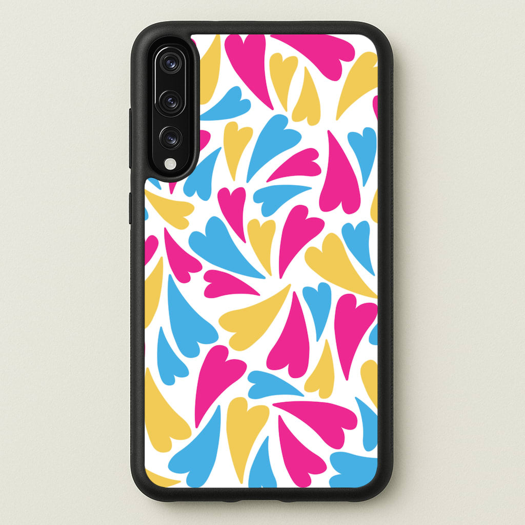 Pansexual Hearts - Pride  - Pride Phone Case for Huawei P20 Pro