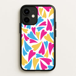 Pansexual Hearts - Pride  - Pride Phone Case for iPhone 12 Mini