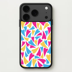 Pansexual Hearts - Pride Phone Case for iPhone 17 Pro