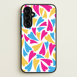 Pansexual Hearts - Pride  - Pride Phone Case for Galaxy A54