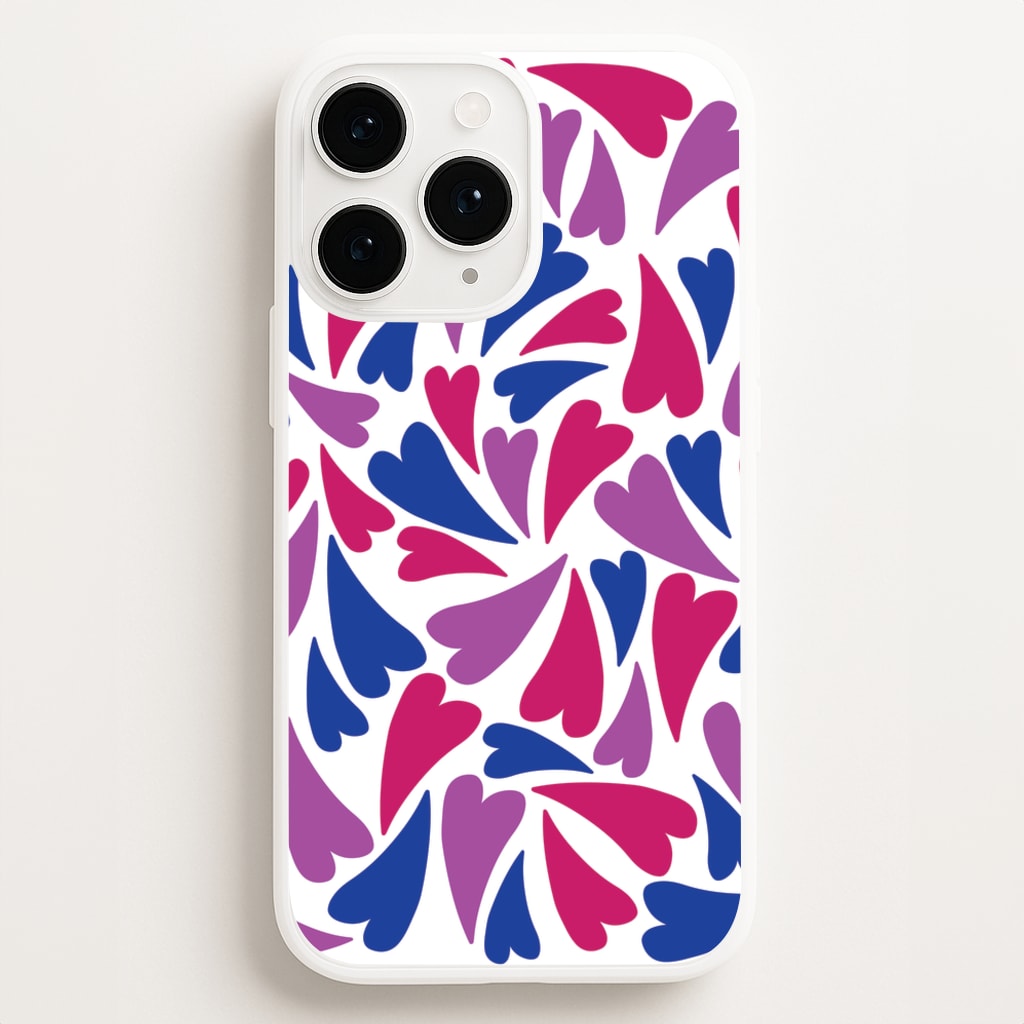 Bisexual Hearts - Pride Phone Case