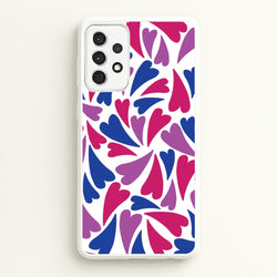 Bisexual Hearts - Pride  - Pride Phone Case for Galaxy A52 / A52s