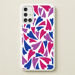 Bisexual Hearts - Pride  - Pride Phone Case for Galaxy A71