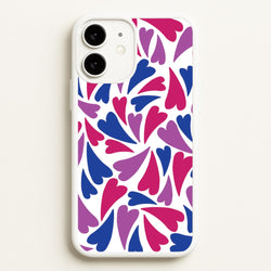 Bisexual Hearts - Pride  - Pride Phone Case for iPhone 11