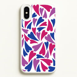 Bisexual Hearts - Pride  - Pride Phone Case for iPhone XS Max
