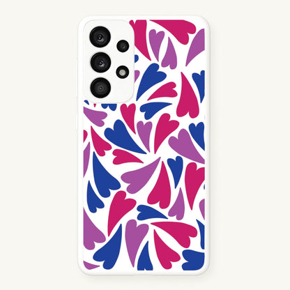 Bisexual Hearts - Pride  - Pride Phone Case for Galaxy A53