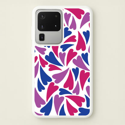 Bisexual Hearts - Pride  - Pride Phone Case for Galaxy S20 Ultra