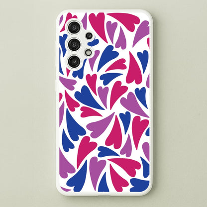Bisexual Hearts - Pride  - Pride Phone Case for Galaxy A13