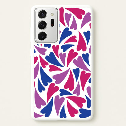 Bisexual Hearts - Pride  - Pride Phone Case for Galaxy Note 20 Ultra