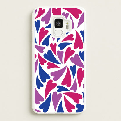 Bisexual Hearts - Pride  - Pride Phone Case for Galaxy S9