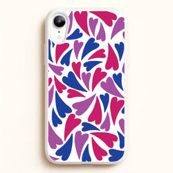 Bisexual Hearts - Pride  - Pride Phone Case for iPhone XR