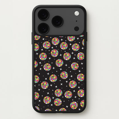 Rainbow Discoballs Phone Case for iPhone 17 Pro