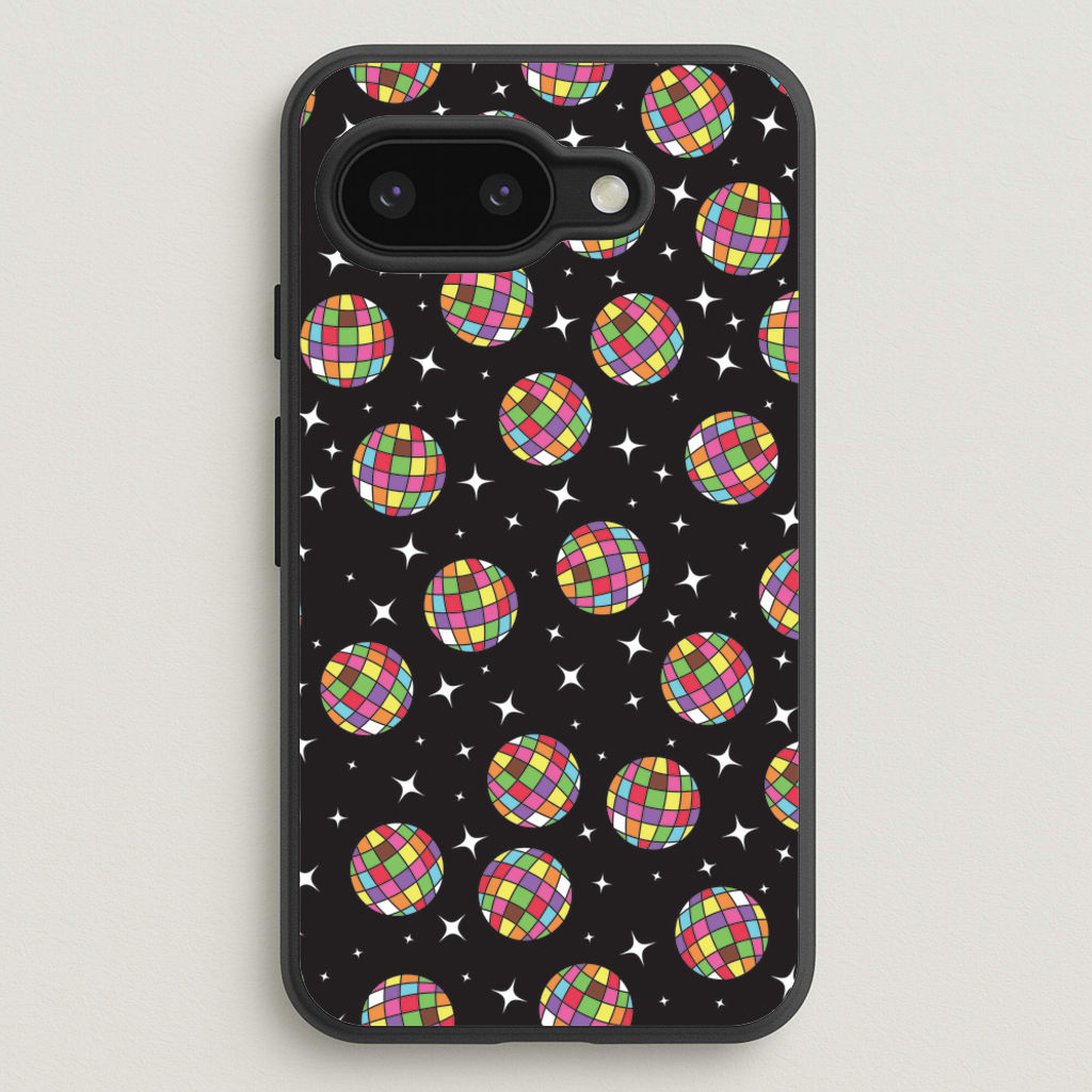 Rainbow Discoballs  - Pride Phone Case for Google Pixel 9a