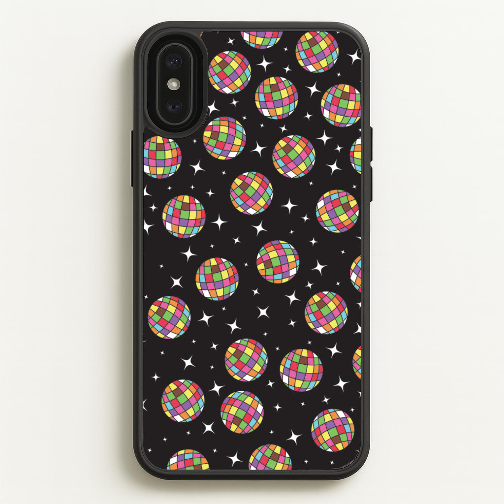 Rainbow Discoballs  - Pride Phone Case for iPhone XS Max