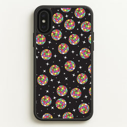 Rainbow Discoballs  - Pride Phone Case for iPhone XS Max