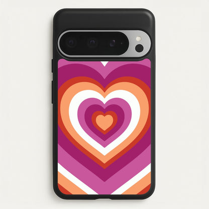 Lesbian Pride Heart  - Pride Phone Case for Google Pixel 9 Pro XL