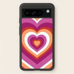Lesbian Pride Heart  - Pride Phone Case for Google Pixel 8 Pro